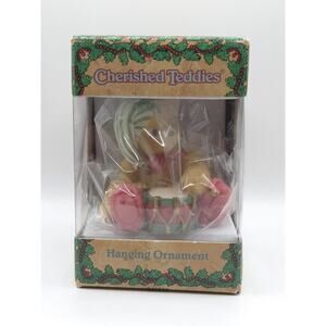 Cherished Teddies Bear Figurine 1999 Hanging Ornament # 546550 BOX *